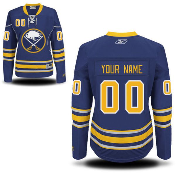 Reebok Buffalo Sabres Women Premier Home Custom NHL Jersey - Navy Blue->customized nhl jersey->Custom Jersey